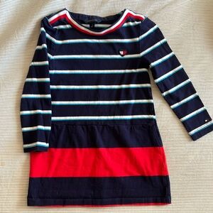 BOGO Tommy Hilfiger dress - striped with long sleeves 3T